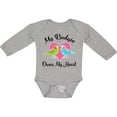 thumbnail image 3 of Inktastic Budgie Parakeet Budgerigar Pet Girls Long Sleeve Baby Bodysuit, 3 of 5