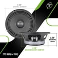 thumbnail image 3 of Altavoz de gama media Timpano TPT-MR6-4 PRO 6.5" 500W 4 Ohm, 3 of 7