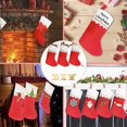 thumbnail image 3 of Calcetines de Navidad para niños, medias de 8 piezas, muñeco de nieve, alce, Santa Claus, regalo de dulces, bolsa de regalo, chimenea de Año Nuevo, decoración de árbol de Navidad, 3 of 4