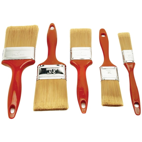 Performance Tool 20195 Polyester Paint Brush Set, 5 Piece