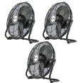 thumbnail image 1 of Air King 12" 1/25 HP 3-Speed Industrial Grade Motor Pivoting Floor Fan (3 Pack), 1 of 6