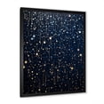 thumbnail image 2 of Designart "Starry Night Sky in Indian Art I" People Framed Wall Art - Global Teal Indian Art Bedroom Framed Canvas Wall Art, 2 of 6