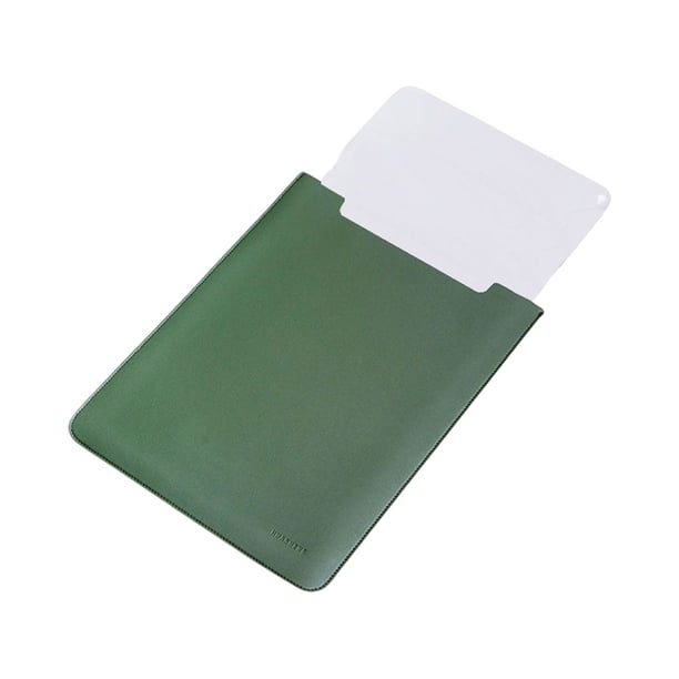 Qarigey Funda protectora para tableta portátil minimalista de 13 pulgadas, resistente al agua, práctica, útil, cubierta especial para Envolturas para manijas de equipaje Verde oscuro 15/15.4''