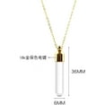 thumbnail image 2 of Stainless Steel Ashes Vial Necklace Urn Necklace Urns for Human Ashes Test Tube Necklace for Women Men Teens Party Gift Jewelry, 2 of 5