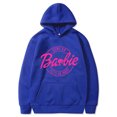thumbnail image 1 of Barbie Let S Go Printed Pattern Ebay Plus Fleece Sweatshirt Hoodie, 1 of 2