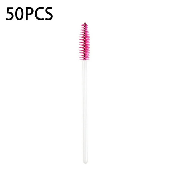 Hearth & Gear 50 Pcs Brosse à Cils Jetable Maquillage Cosmétique Outil de Maquillage Donnez-Vous un sur Produits de Beauté de Maquillage Gothique pour Adolescentes Pinceaux de Maquillage Mignons Ensemble de Pinceaux Plats Pinceaux pour Maquillage Double Make