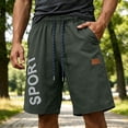 thumbnail image 2 of IhhxPro Men's Athletic Shorts with Pockets Quick Dry Sport Men Casual Drawstring Lightweight Breathable Training Jogging Gym Workout Summer Loose Fit S-2XL, 2 of 7
