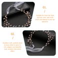 thumbnail image 4 of MasteelfCA Wedding Hair Band Rhinestone Bridal Hair Hoop Wedding Headpiece Hair Accessory, 4 of 7