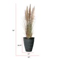 thumbnail image 2 of Tall Faux Pampas Grass | 70” Tall grass in planter | Vintage Home, 2 of 7