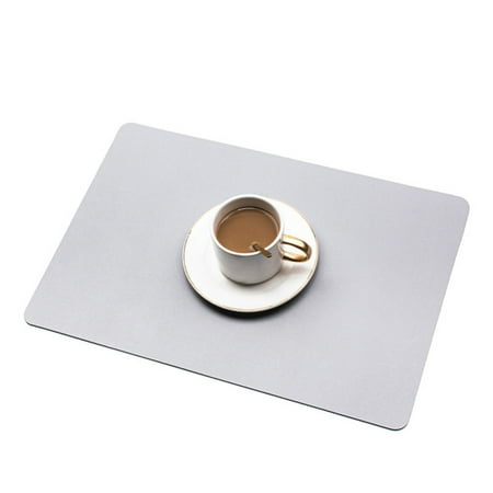 

PU Leather Placemat Multipurpose Non-Slip Heat Resistant Table Mat for Home TOPOINT