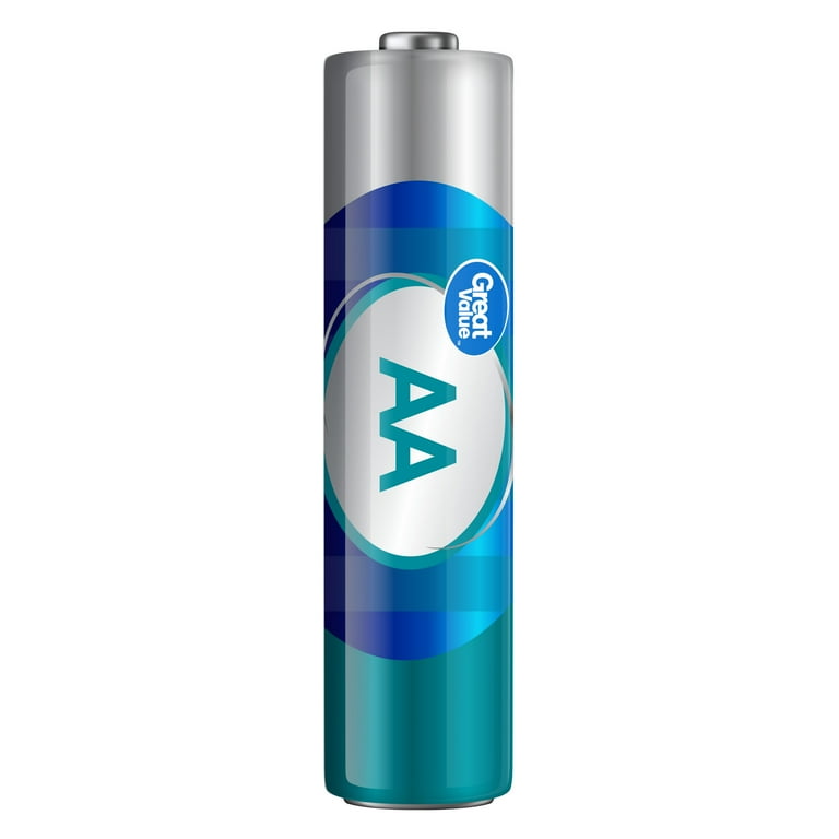 Great Value Alkaline AA Batteries 48 Pack for Reliable Power