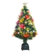 Rotating Fiber Optic Tabletop Christmas Tree Rotating Fiber Optic Tabletop Christmas Tree