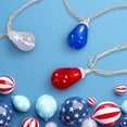 thumbnail image 6 of Northlight 10ct ST40 Edison Style Patriotic 4th of July String Lights - 9' White Wire, 6 of 9