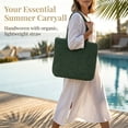 thumbnail image 2 of Under $15 Clearance Beach Bags,Woven Straw Tote Bags，Large Beach Bag, Weaving Swim Shopping Travel Bag Waterproof, 2 of 7
