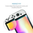 thumbnail image 3 of TJS [2 Pack] Screen Protector Tempered Glass for Nintendo Switch OLED Model 2021 [Works While Docking] - 0.3mm Thickness/Bubble Free/Ultra Clear/9H Hardness/Anti-Scratch/Anti-Fingerprint (Clear), 3 of 6
