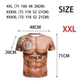 thumbnail image 3 of Manga 3D Novedad Impresión Casual Gracioso Gráfico Tees S- Hombres XXL Hugo camisa de hombre con estampado muscular, 3 of 8