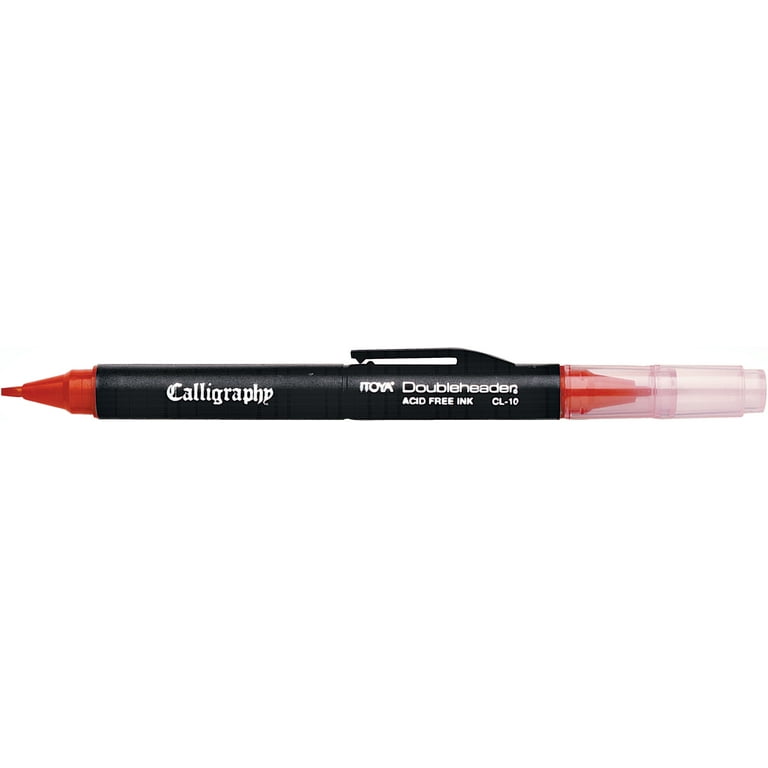 Itoya Doubleheader Calligraphy Marker - Red - Walmart.com