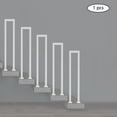 thumbnail image 5 of 7.87*35.43in U-Shaped Handrail White Modern Floor Standing for Indoor and Outdoor, 5 of 16