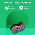 thumbnail image 4 of RHEA- Calculator Ribbon Replacement For Gr24Br Porelon 11216 Universal Twin Spool 10Pc, 4 of 6