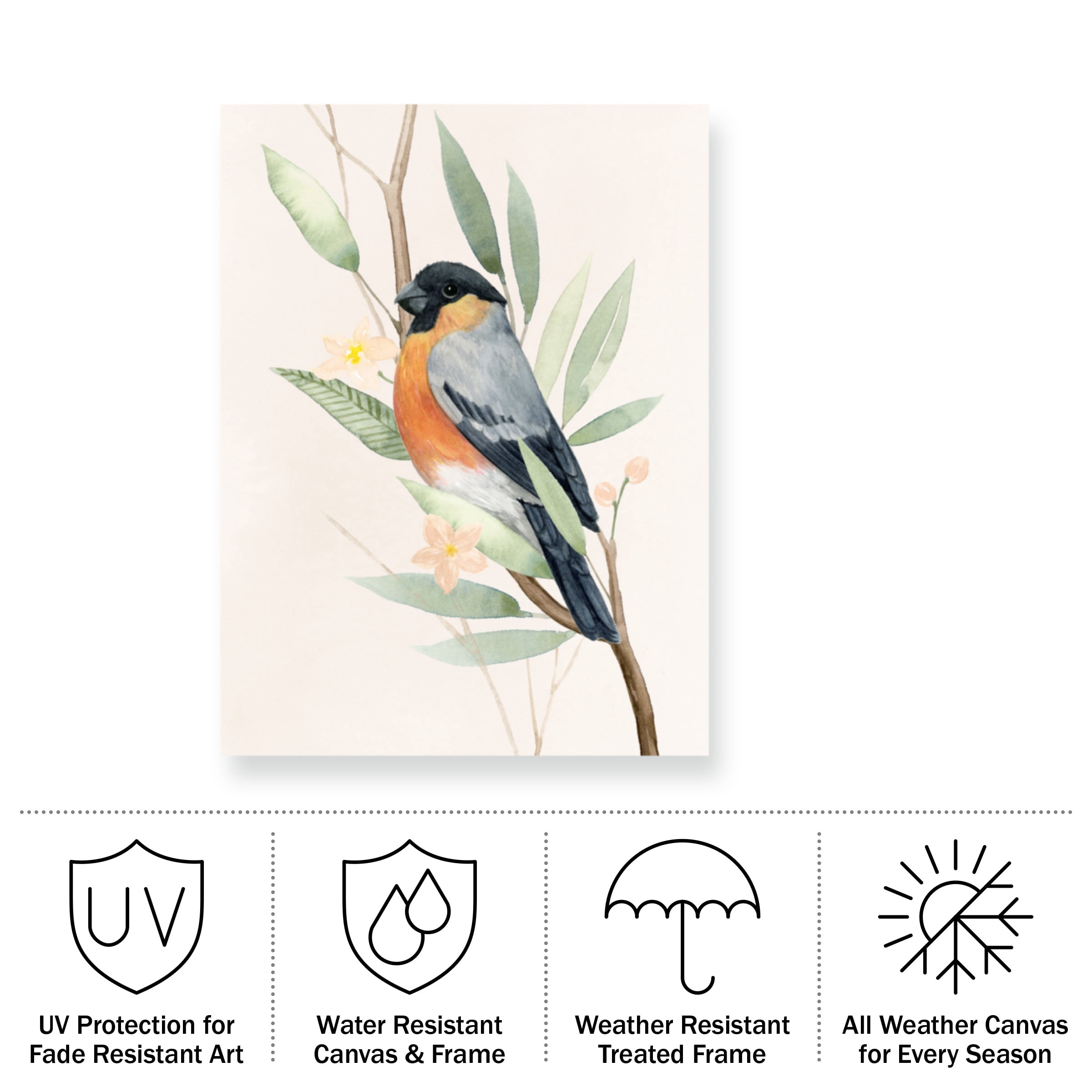 Grace Popp 'Tree Toppers I' Outdoor Canvas 32x24