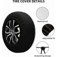 thumbnail image 4 of USA Patriotic Spare Tire Cover United States 250th Anniversary Wheel Protectors Weatherproof Universal Wheel Cover Fit for Rv SUV Travel Trailer Camper Truck, 4 of 10