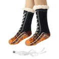 thumbnail image 3 of Rechargeable Heated Socks for Men and Women, USB Electric Warming Socks with Smart Temperature Control, Non-Slip Thermal Socks for Winter Outdoor, Camping, Hiking, Hunting, and Indoor Home Use, 3 of 9