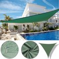 thumbnail image 3 of Triangular 3*3*3m vela de sombra jardín piscina exterior patio Oxford, 3 of 6
