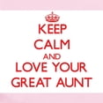 thumbnail image 2 of CafePress - Keep Calm And Love Your Great Aunt Body Suit - Baby Light Bodysuit, Size Newborn - 24 Months, 2 of 4
