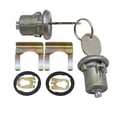 thumbnail image 2 of SecosAutoparts Pair of 2 Door Lock Cylinder Set For Chevy Chevrolet GMC Truck SUV Oldsmobile, 2 of 7