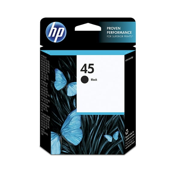 HP 45 Black Original Ink Cartridge (51645A)