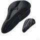 thumbnail image 1 of Funda de cojín para asiento de bicicleta: funda de gel acolchada para asiento de bicicleta para hombres y mujeres, funda de cojín para asiento de bicicleta de ejercicio extra suave, para exteriores e, 1 of 5