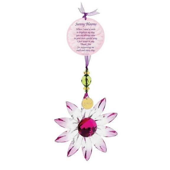 Daisy Spring Blooms - One Ornament 6.5 Inch, Plastic - Support Thank You Nd6010666 Purple