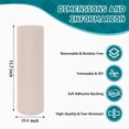 thumbnail image 4 of Self-Adhesive Cat Scratch Protector Carpet - Cut-to-Fit, DIY Customizable Protector for Furniture, Walls, Shelves & Couches (Beige, 15.7”*39.4”), 4 of 9
