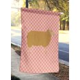 thumbnail image 2 of Carolines Treasures BB7977CHF Drapeau en Toile à Carreaux Roses Mouton Frites Est Maison, 2 of 4