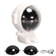 thumbnail image 1 of Lámpara de noche giratoria de 4,1 W con batería de litio, proyector de astronauta para dormitorio, 5 V, 1 A, color blanco, 1 of 15