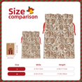 thumbnail image 3 of Fuzoiu Indian Paisley1 Print Christmas Gift Bag,Burlap Gift Bag with Drawstring Closure & Hang Tag,Perfect for Holidays, Birthdays, and Special Occasions-Medium, 3 of 7