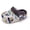 Khaki Brown, variant on Baby cartoon clogs, non-slip soft sole, two-way closed-toe sandals