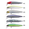 thumbnail image 4 of Señuelos de Pesca hundidos, Crankbaits, perca, aparejos de Pesca (plata C), 10 Uds., 4 of 9