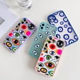 thumbnail image 2 of Funda de teléfono Lucky Eye Blue Evil Eye Print para iPhone SE2020 12 13 mini 11 14 Pro Max XR X XS MAX 7 8 6s Plus, funda a prueba de golpes Tan Jianjun unisex, 2 of 2