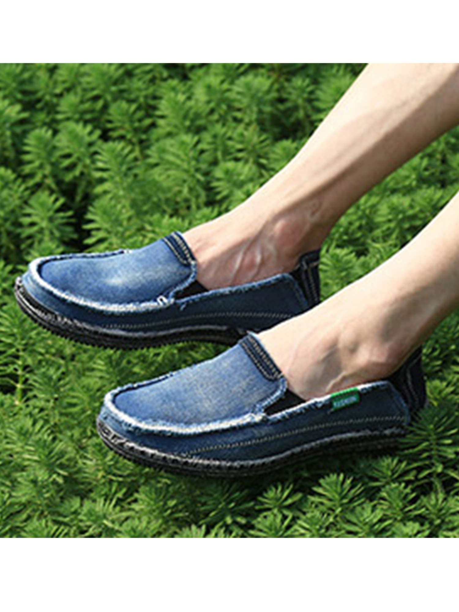 Eloshman Men Loafers Slip On Boat Shoes Comfort Flats Work Lightweight ...