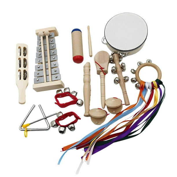 Instrumentos de percusión de madera, juego de instrumentos