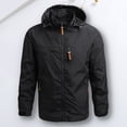 thumbnail image 5 of Abrigo Abrigo de hombre Senderismo Camping Ropa deportiva Térmica Exterior Outwears Primavera Otoño Chaqueta Kuymtek Negro T 3EG para Hombre, 5 of 5