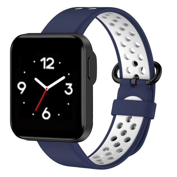 Correa De Repuesto Pulsera De Silicona De Dos Colores Compatible Con Xiaomi Mi Watch Lite/Redmi Watch Lite Smart Watch Kearding EL017749-08