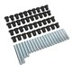 thumbnail image 2 of Kit de bujes de brazo de control de 60 piezas 7501097 Reemplazo negro de bajo desgaste para Polaris Ranger XP 800 2010-2014, 2 of 12