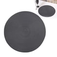 thumbnail image 2 of Round Placemats, Washable Thick Absorbent 15 inch Woven Placemats for Kitchen Dining Table, Round Braided Fabric Indoor/Outdoor Table Mats, Non Slip, Heat Resistant, Black1, 2 of 9