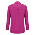 thumbnail image 5 of CAIXIA Women's Casual Long Sleeve Cardigan Shirt for Everyday Wear Versatile Spring Summer Fall Blouse Ideal with Jeans and Relaxed Pants Business Tops For Women,RD2, 5 of 5