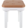 thumbnail image 1 of Imitation Leather Stool Household Shoes Changing Stool Small Low Stool for Home, 1 of 9