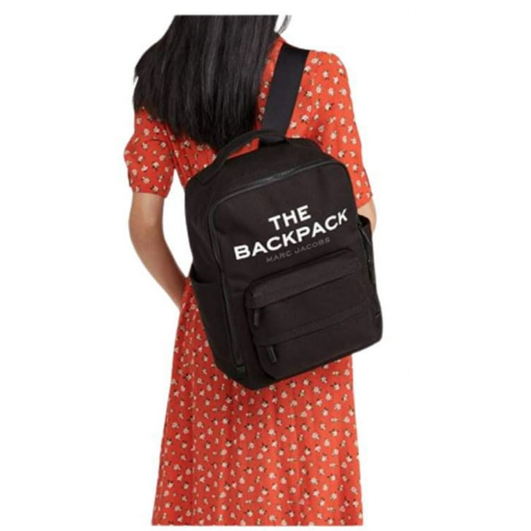 Marc Jacobs Women's The Backpack, Black, One Size Canvas