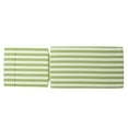thumbnail image 4 of GDF Studio Olivia Outdoor Water Resistant Fabric Chaise Lounge Cushion, Green and White Striped, 4 of 6
