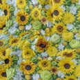 thumbnail image 2 of Coolnut 60" Sunflower Outdoor Tablecloth with Umbrella Hole and Zipper, Waterproof Round Tablecloth for Party,Patio,Picnic,Holiday Dinner,Summer, 2 of 7